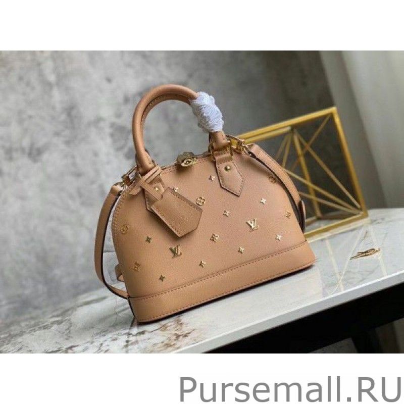 Alma BB Bag With Metallic Monogram Pattern M58638