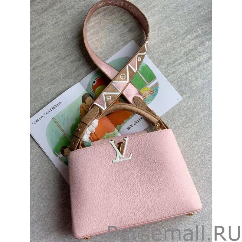 Capucines BB Bag In Pink Leather M59061