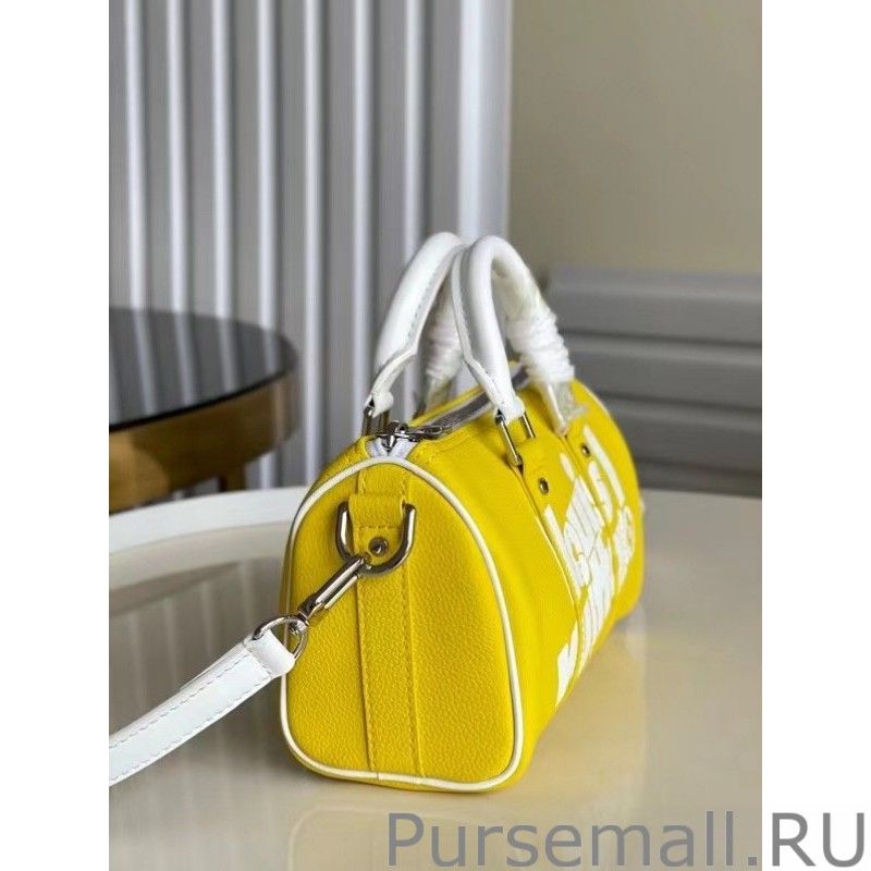 Keepall XS Bag In Yellow Leather M80842