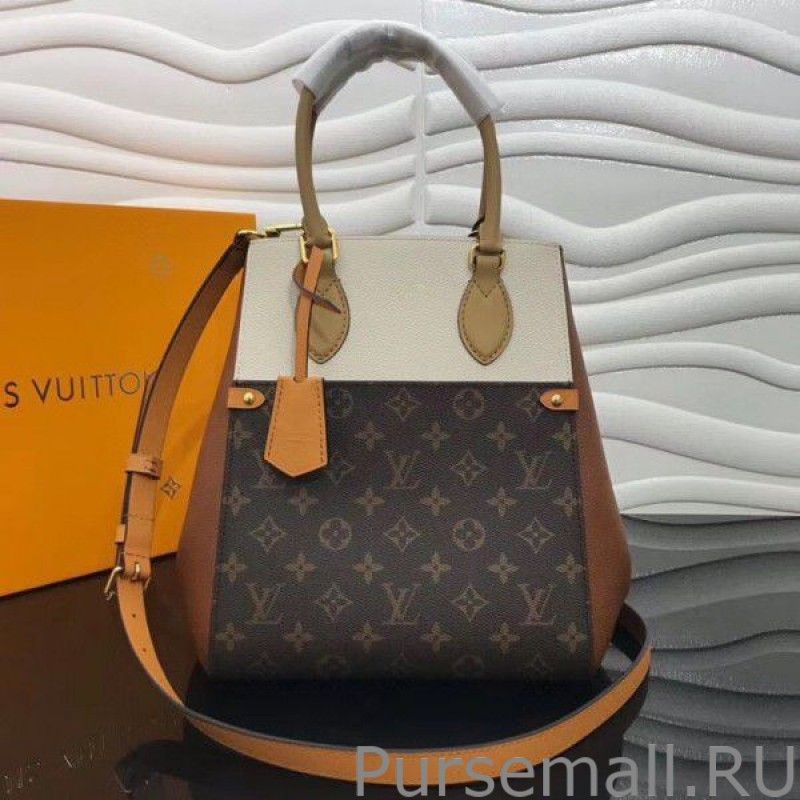 Fold Tote MM Monogram Calfskin M45376