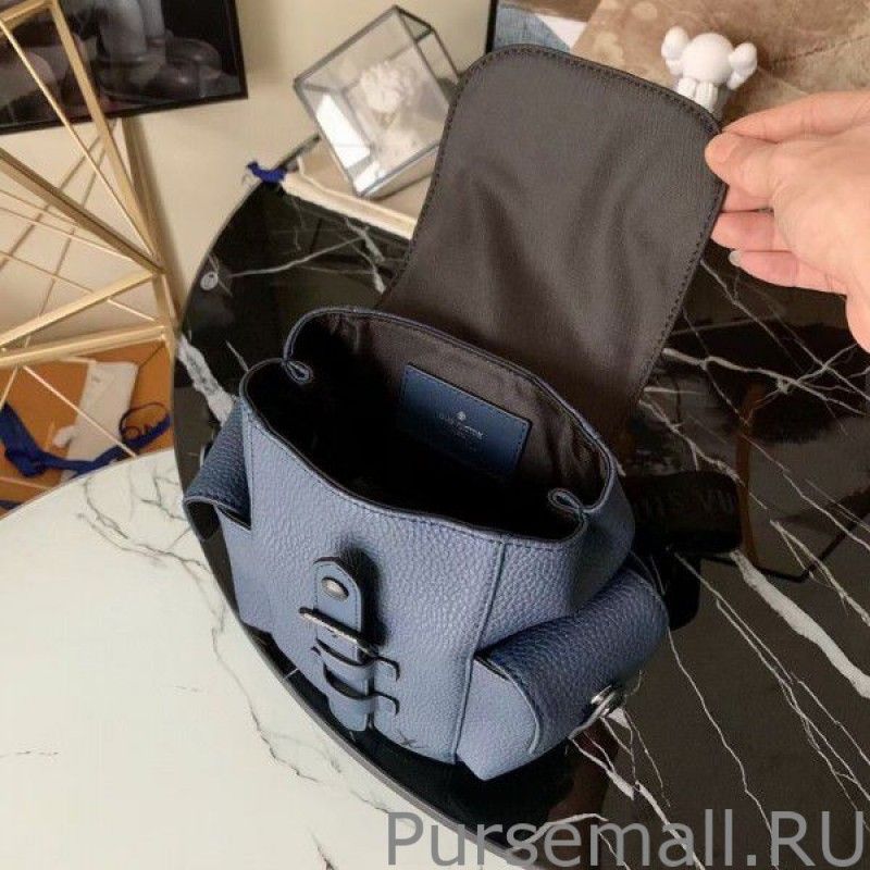 Christopher XS Bag In Navy Blue Leather M58494