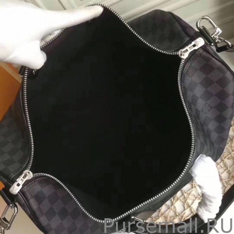 Keepall Bandoulière 55 Damier Graphite N41413