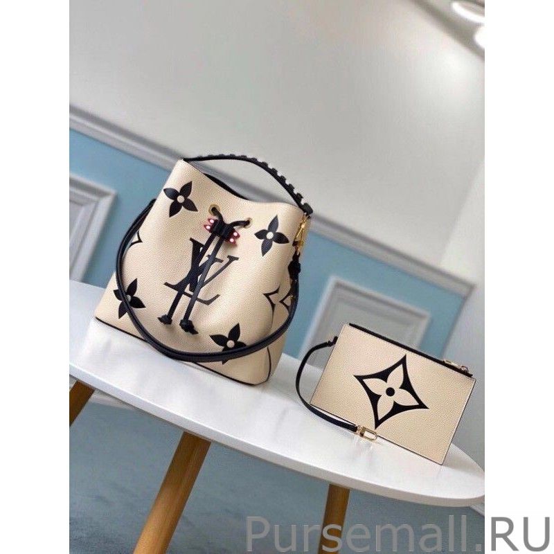LV Crafty NeoNoe MM Cremel Bag M56889