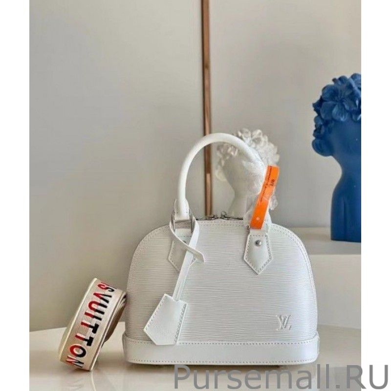 Epi Alma BB Bag With Jacquard Strap M58706