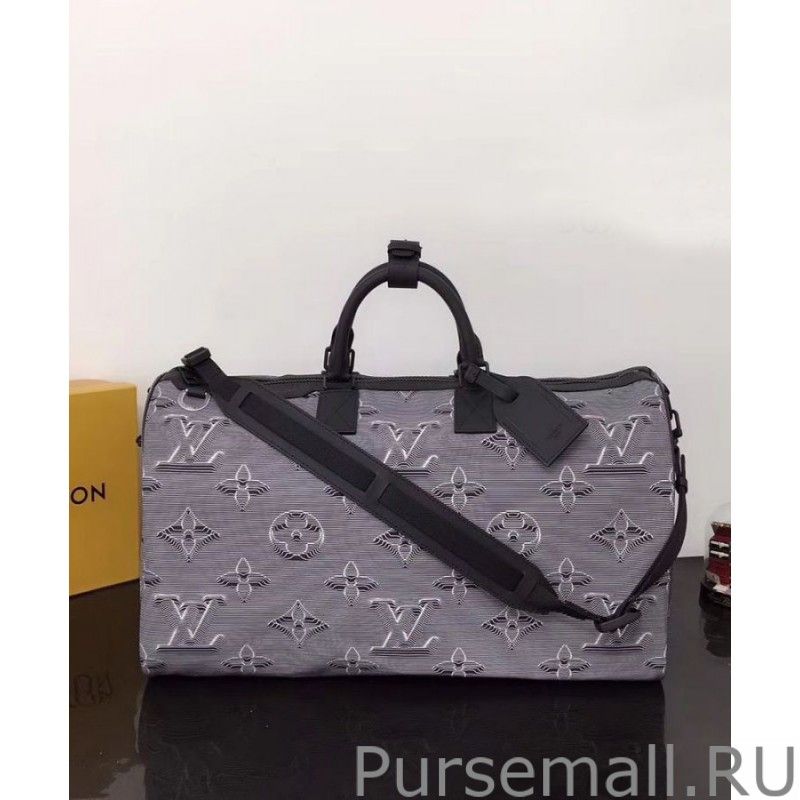 Reversible Keepall Bandouliere 50 M44939 Gray