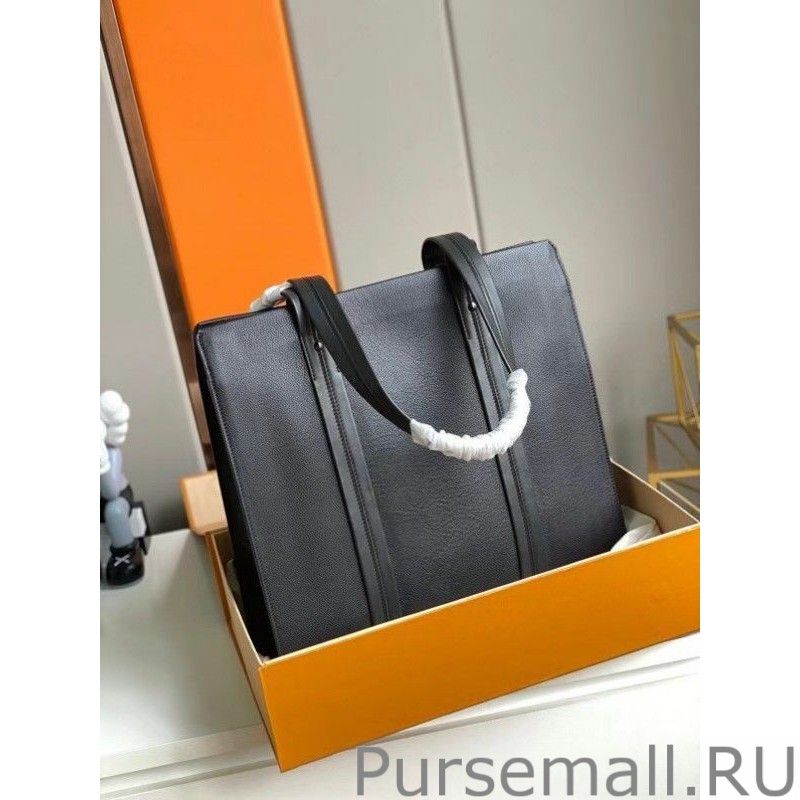 All Black Aerogram Tote Bag M57308