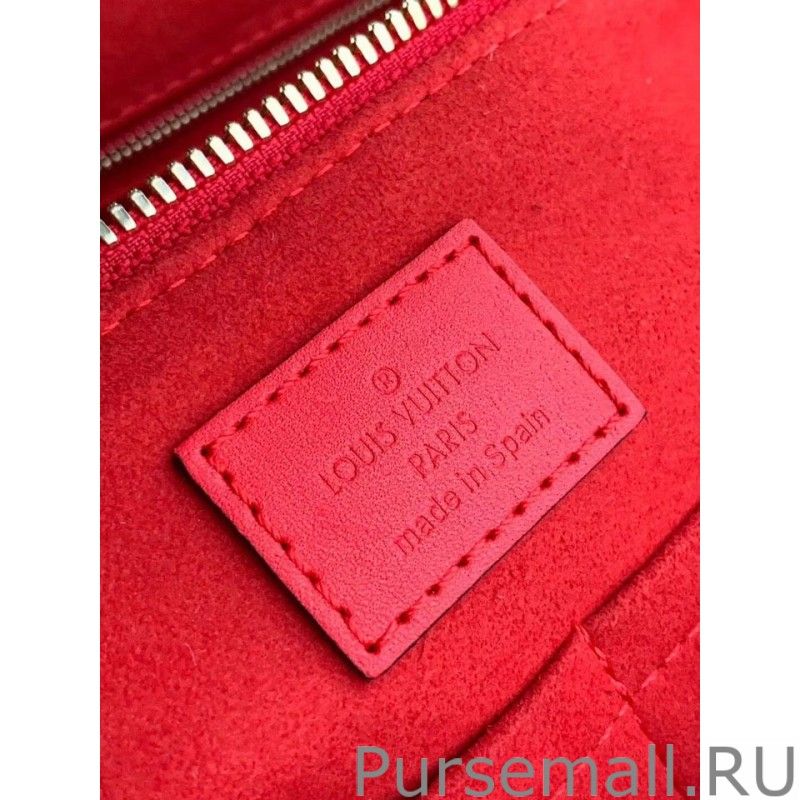 Soufflot BB Monogram Canvas M44818 Red
