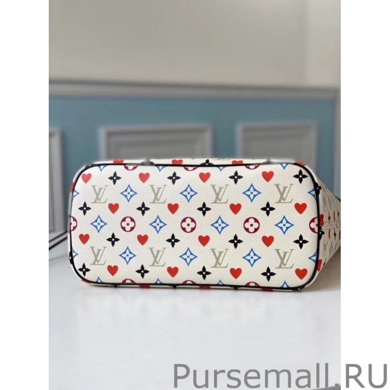 Game On Neverfull MM White Bag M57462