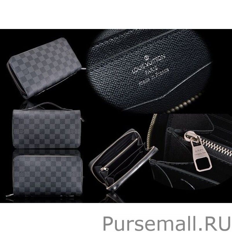 Zippy XL Wallet Damier Graphite N41503