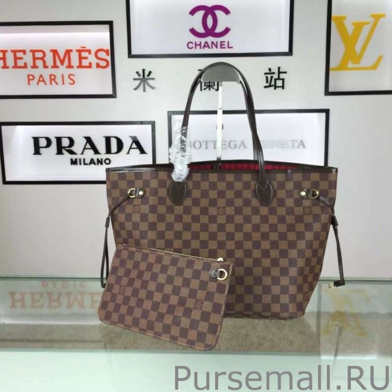 Neverfull MM Damier Ebene Canvas N41358