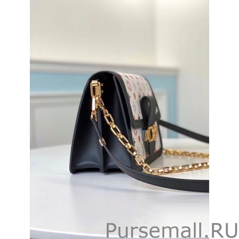 Game On Dauphine MM White Bag M57463