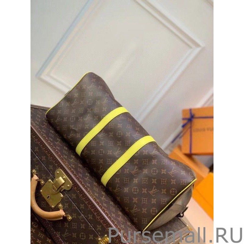 Keepall Bandouliere 50 Bag Monogram Yellow M45866