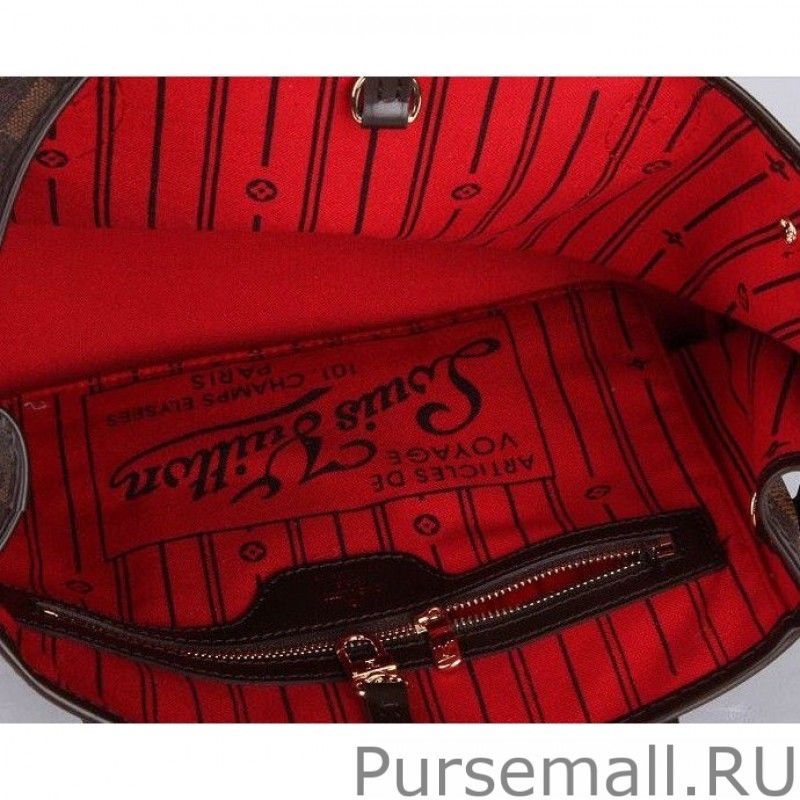 Neverfull PM Damier Ebene Canvas N51109