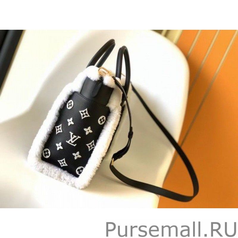 Black On My Side MM Bag with Shearling M58908