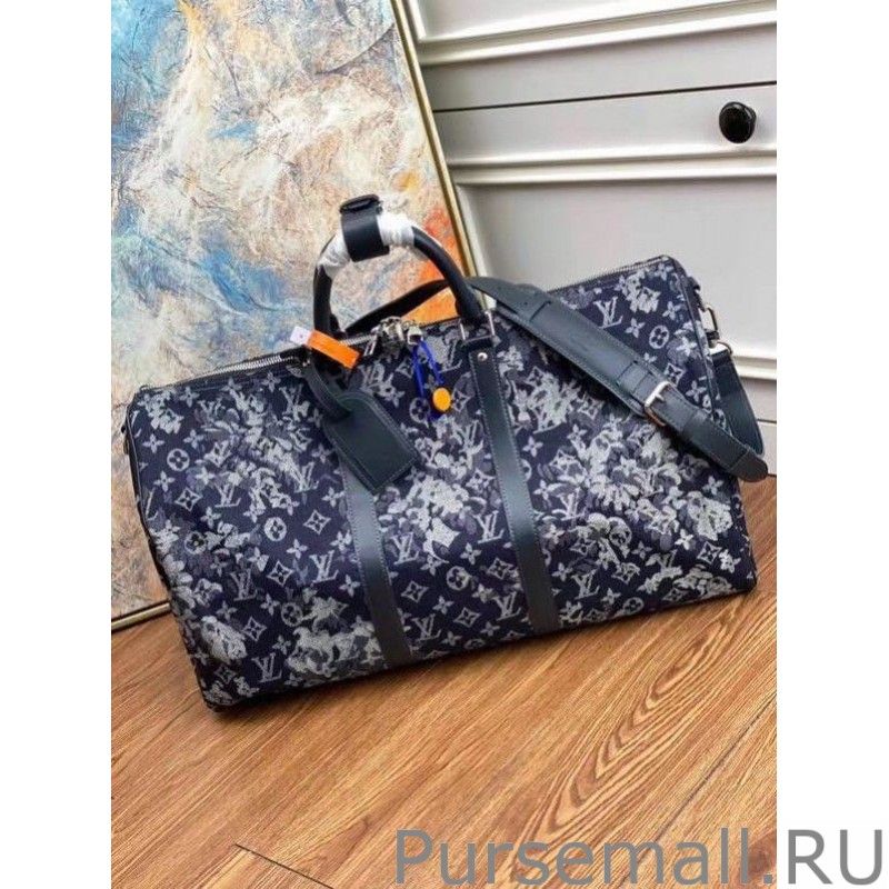 Keepall Bandouliere 50 Monogram Tapestry M57285