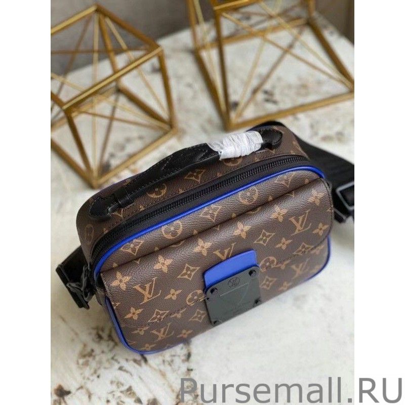 S Lock Messenger Monogram Macassar M45863