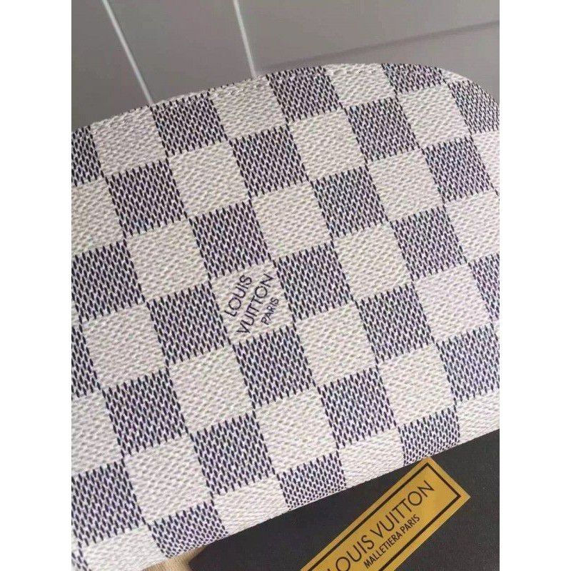 Cosmetic Pouch Damier Azur N60024