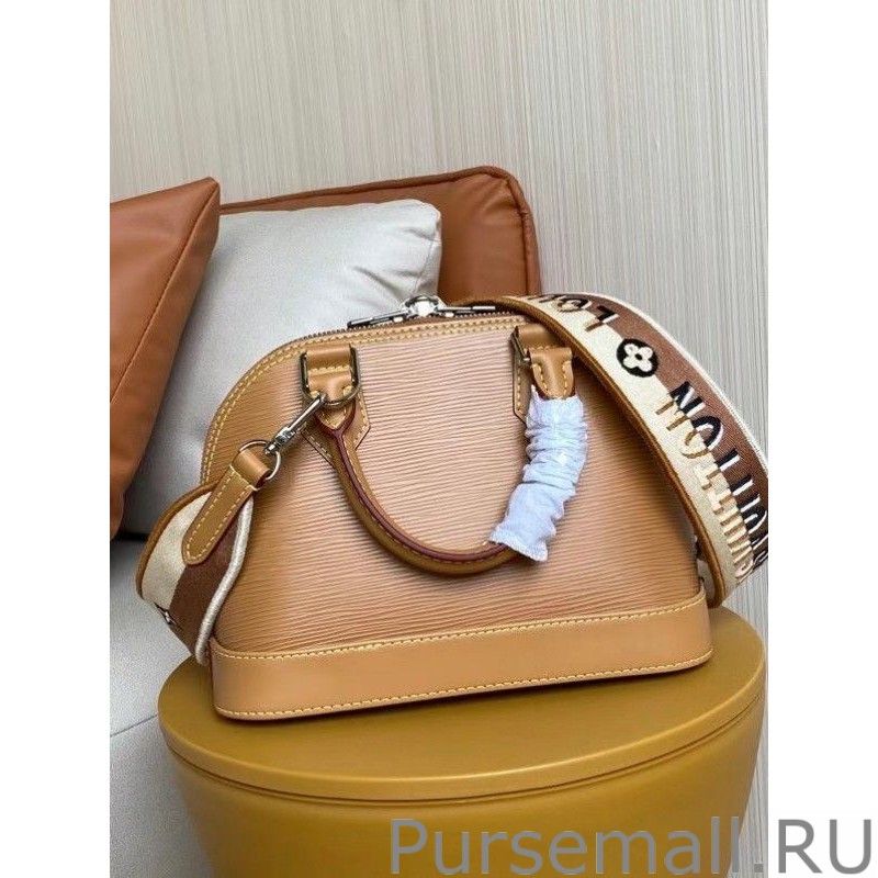 Epi Alma BB Bag With Jacquard Strap M57540