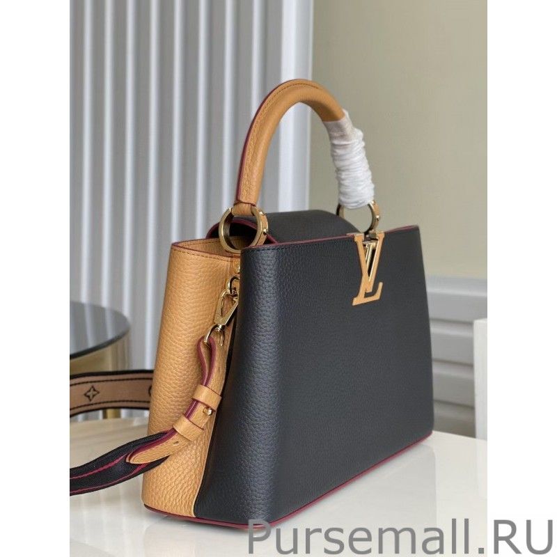 Capucines MM Bag In Bicolor Leather M58608