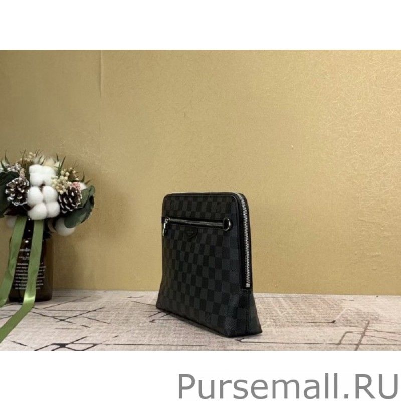 New Pouch Damier Graphite N60417