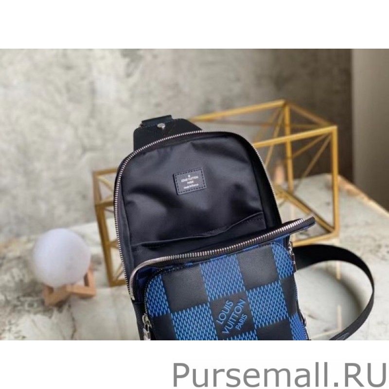 Avenue Sling Bag Damier Infini 3D Leather N50024