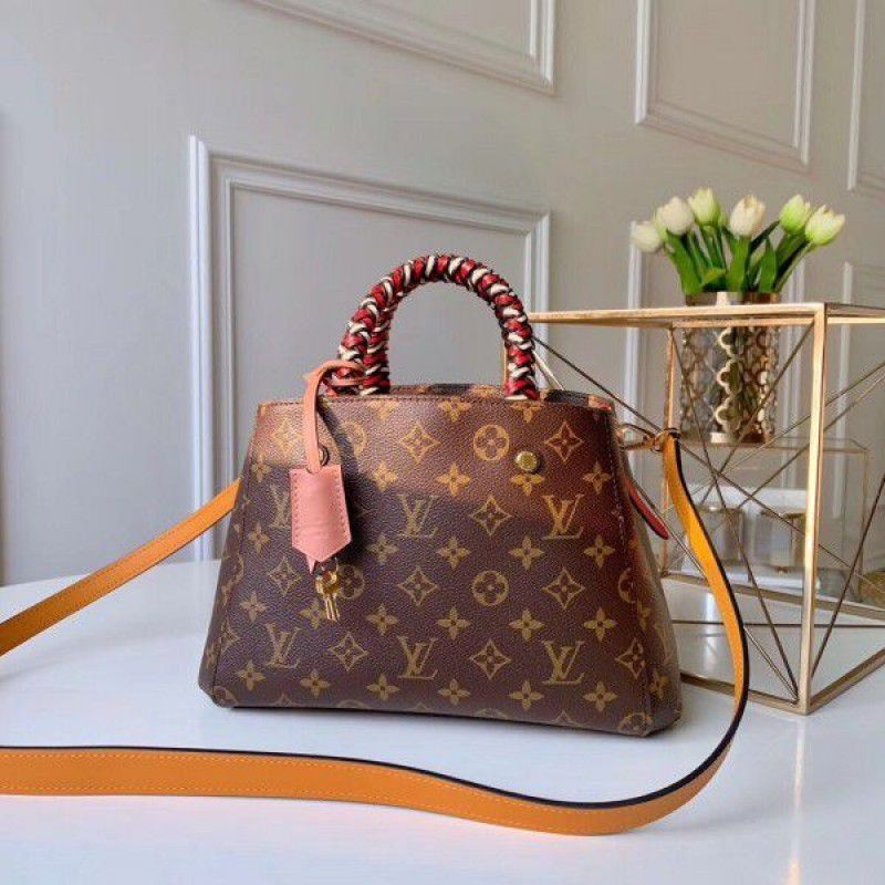 Montaigne BB Bag With Braided Handle Monogram M44671