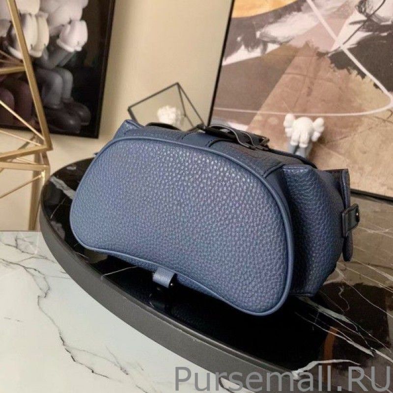 Christopher XS Bag In Navy Blue Leather M58494