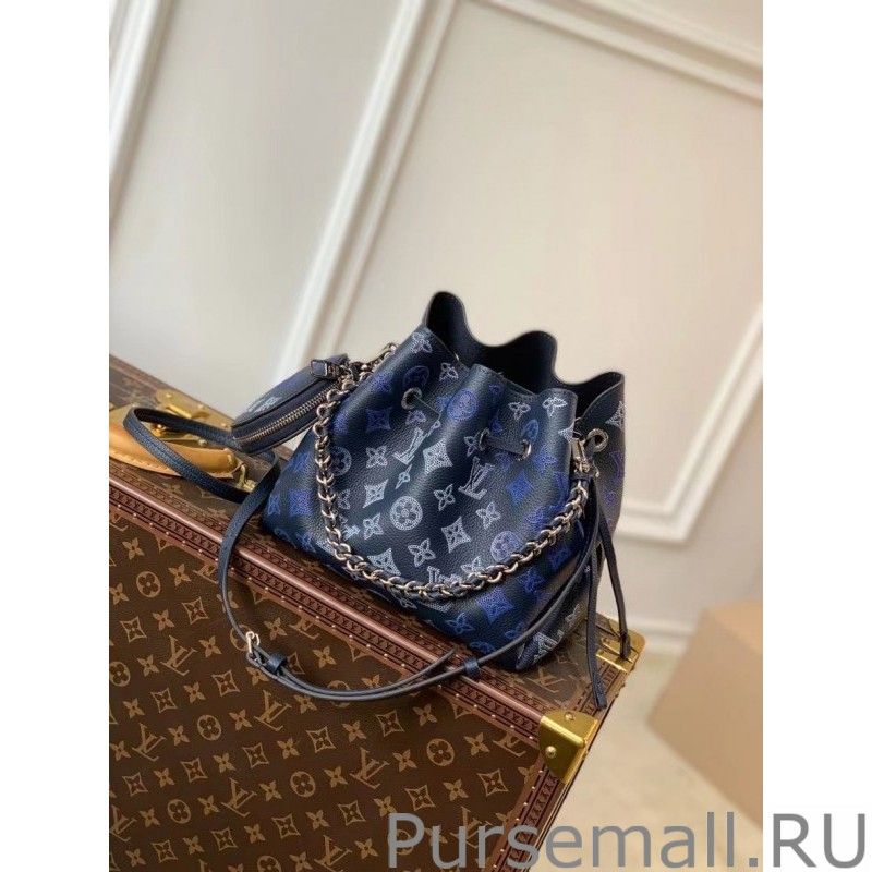 Bella Bag In Blue Mahina Leather M59552