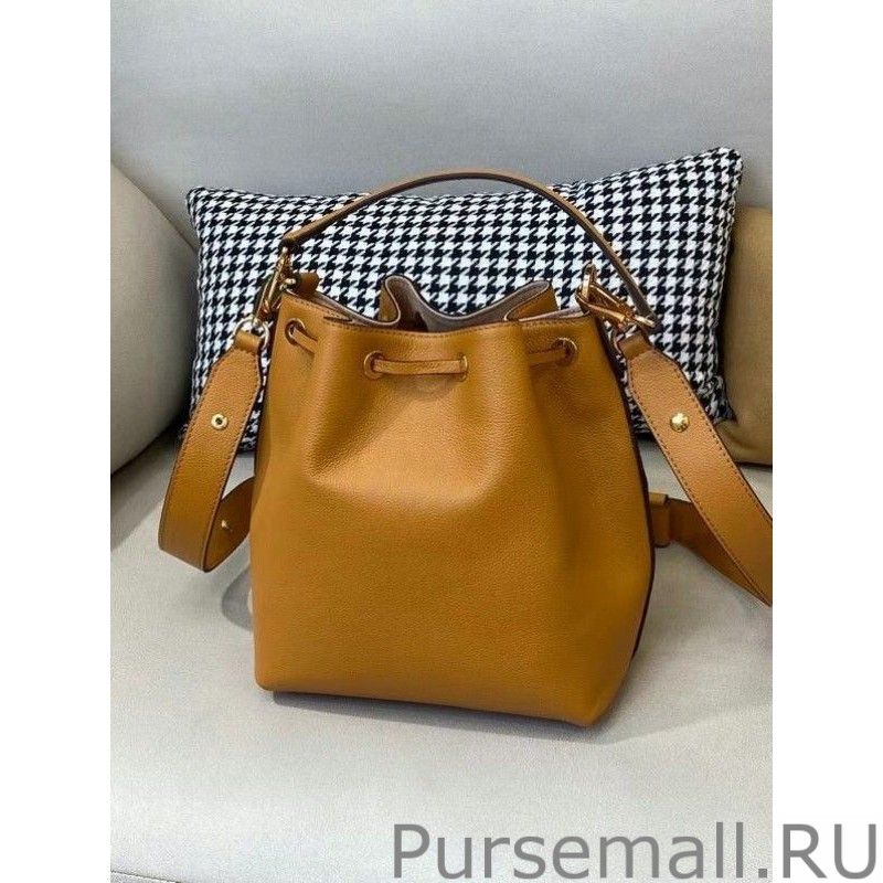 Brwon Lockme Bucket Bag M57689