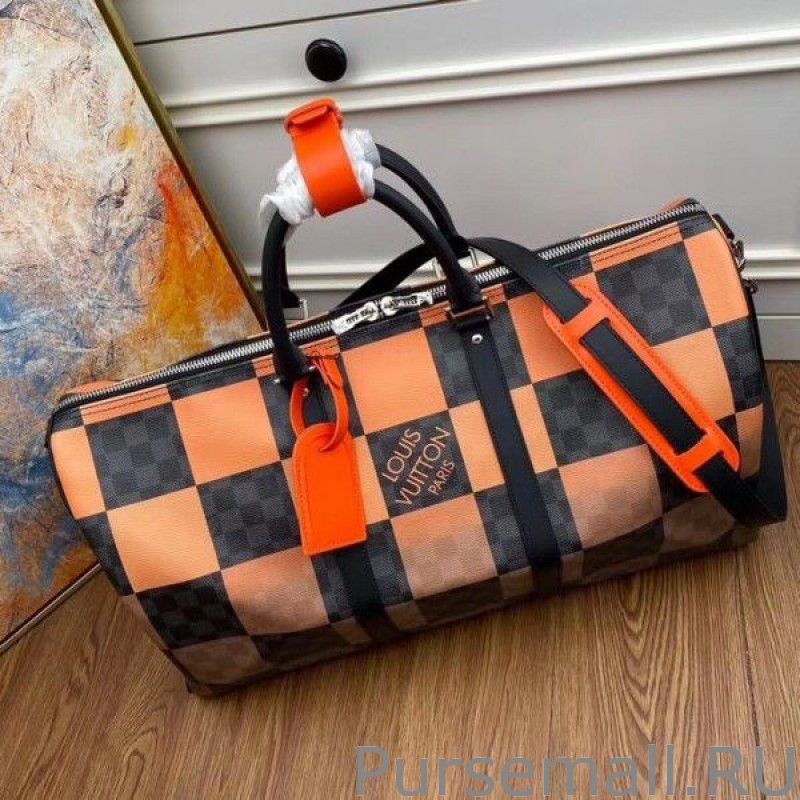 Keepall Bandouliere 50 Damier Graphite Giant N40420