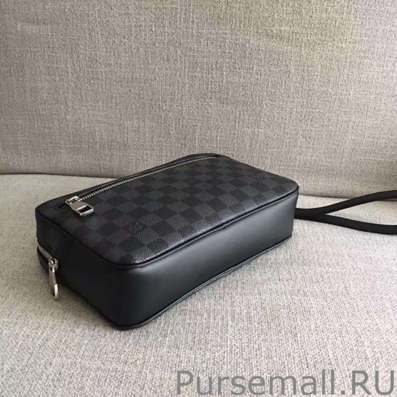 Kasai Clutch Damier Graphite N41664