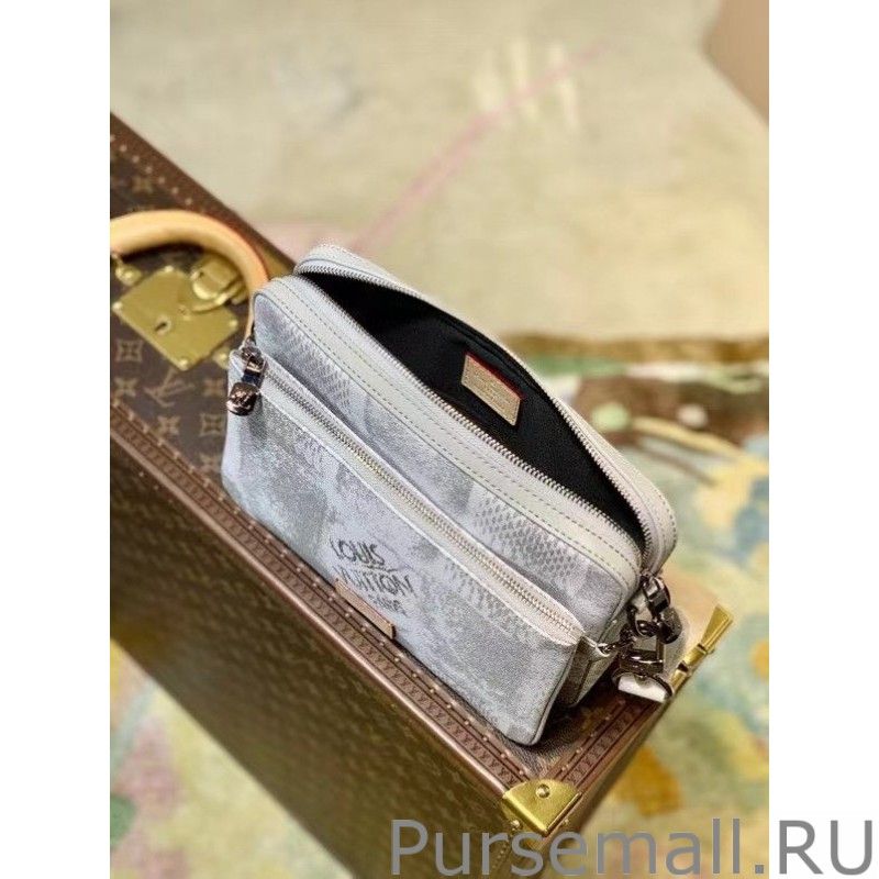 Trio Messenger Bag Damier Salt N50068