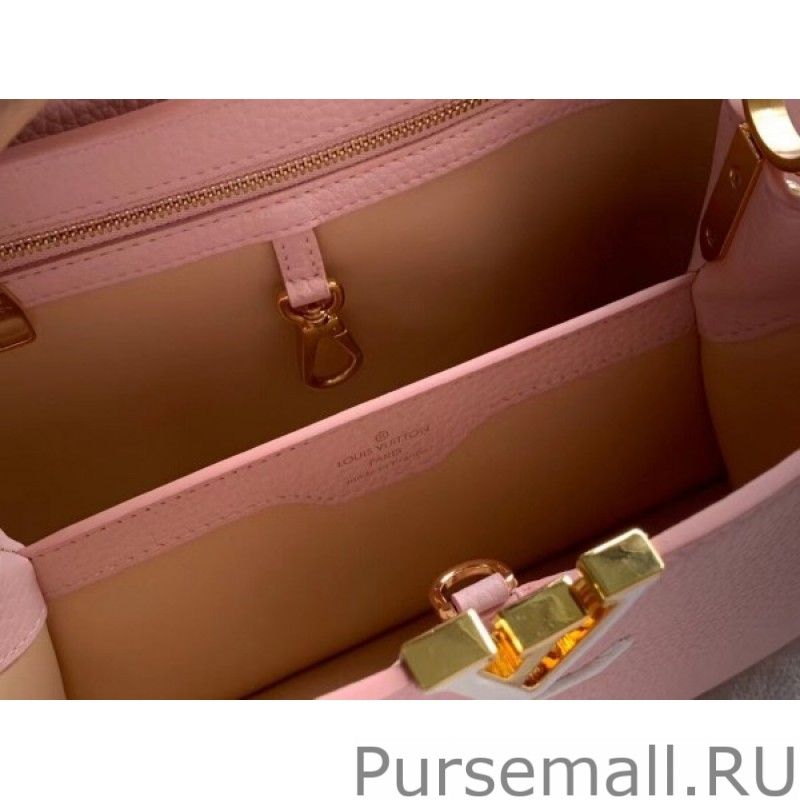 Capucines BB Bag In Pink Leather M59061