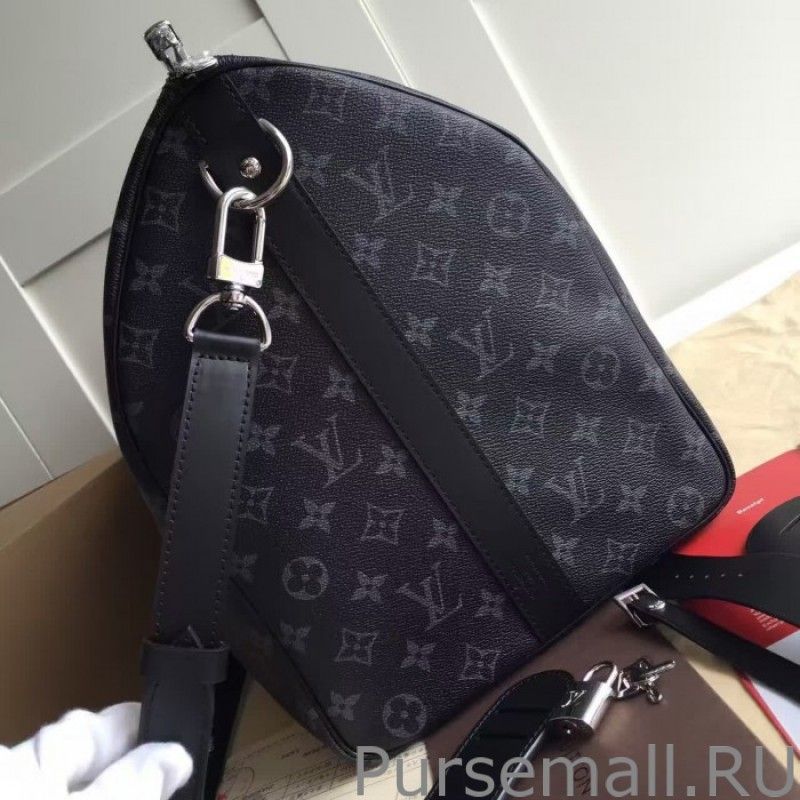 Keepall 45 Bandouliere Monogram Eclipse M40569