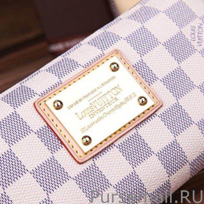 Eva Clutch Damier Azur Canvas N55214
