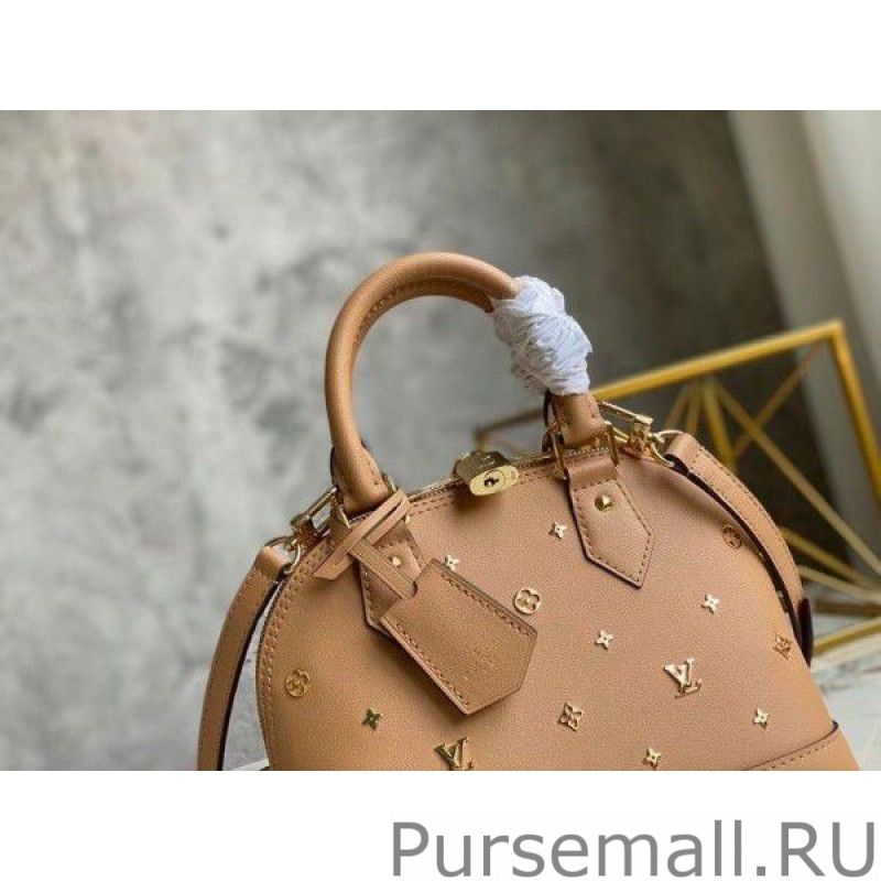 Alma BB Bag With Metallic Monogram Pattern M58638