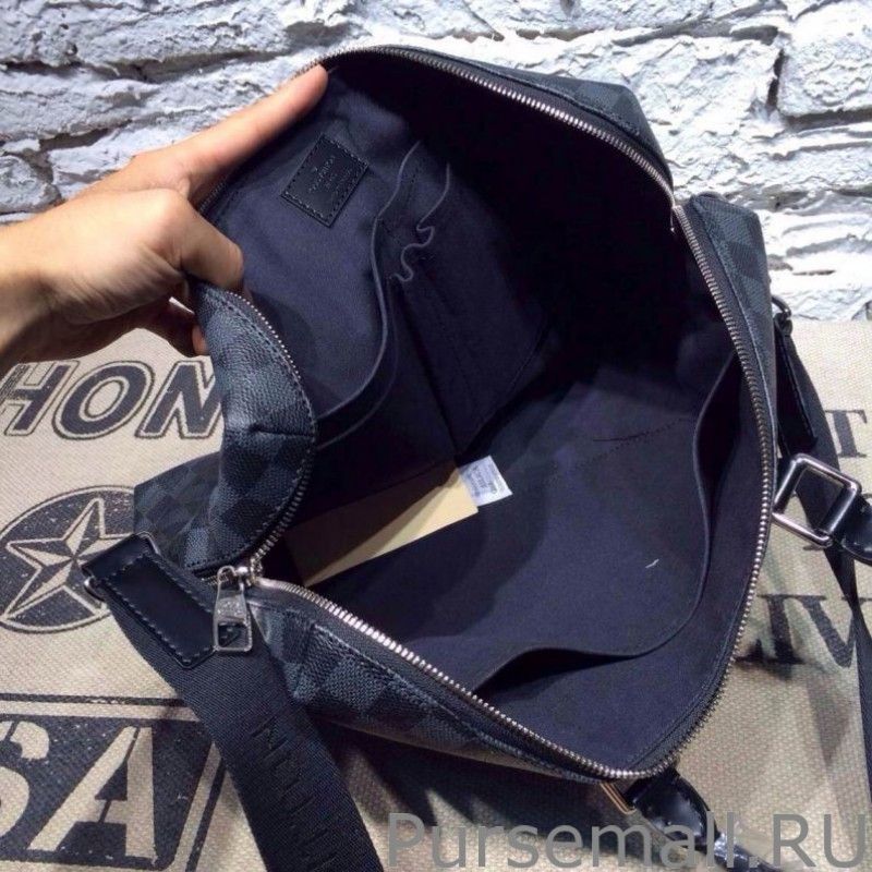 Porte-Documents Jour Damier Graphite N48224