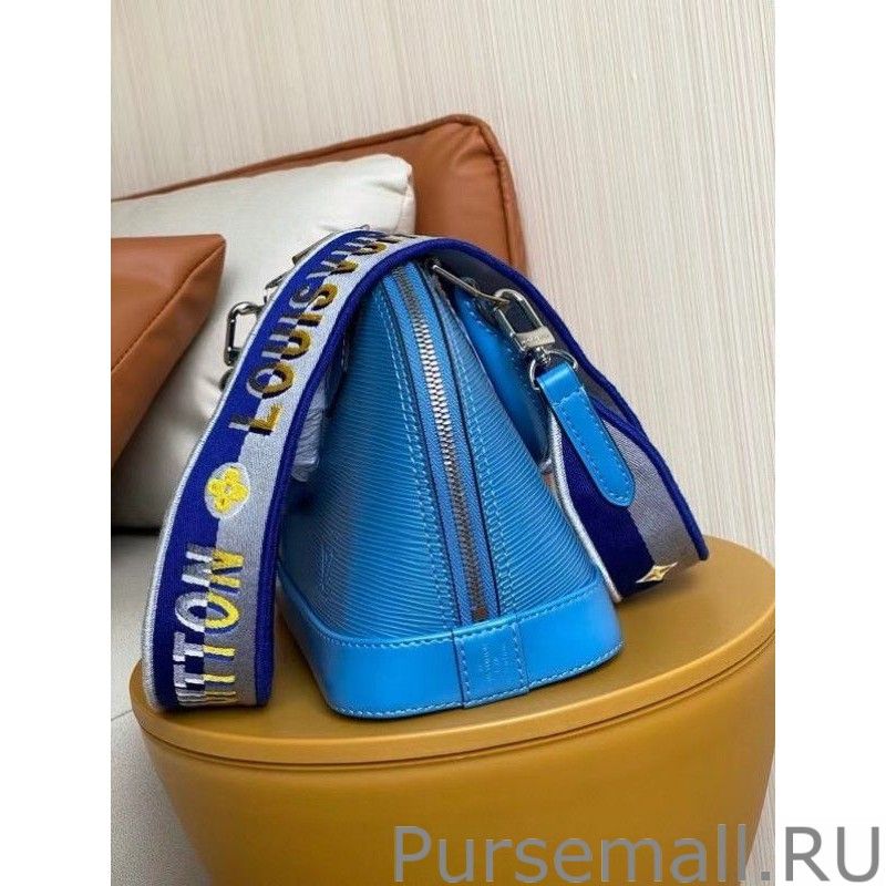 Epi Alma BB Bag With Jacquard Strap M57426