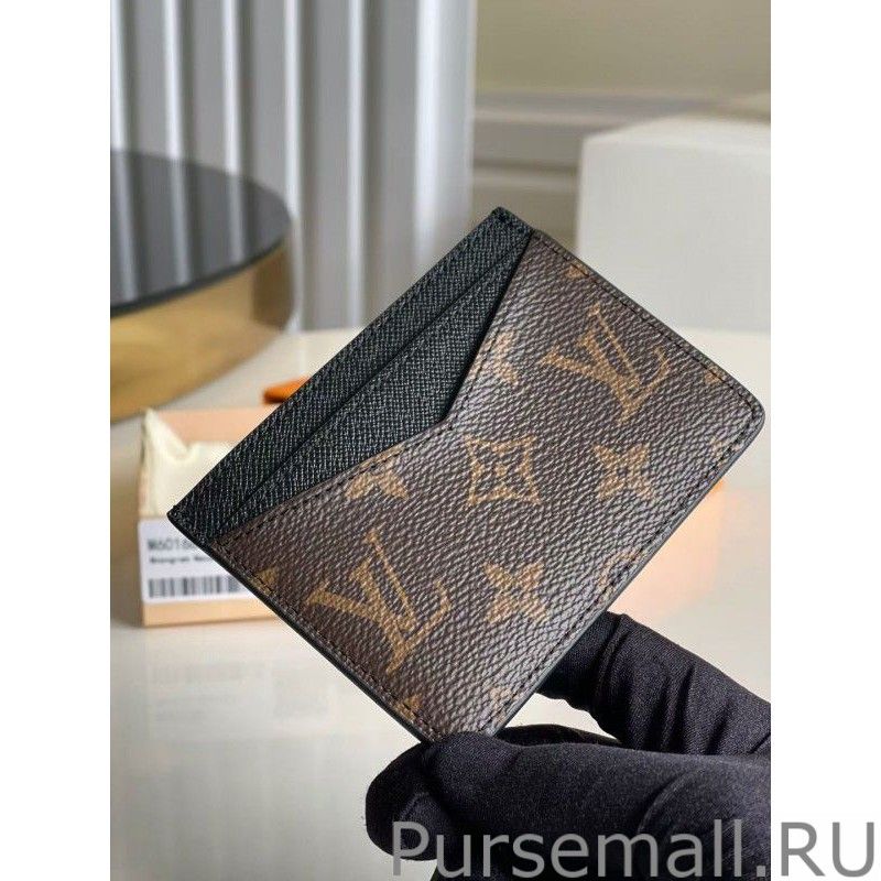 Neo Card Holder Monogram Macassar M60166