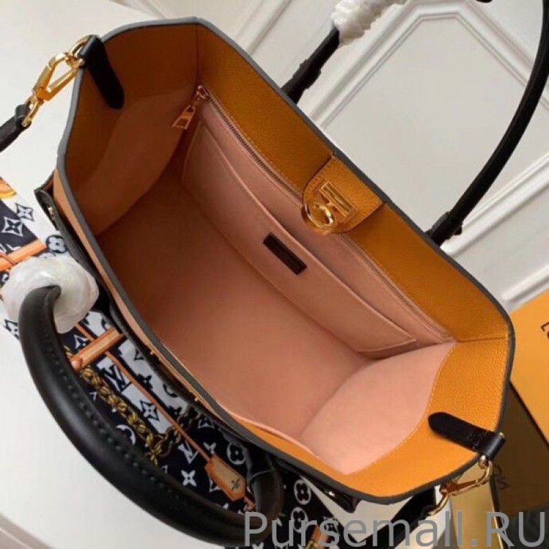 On My Side Bag Monogram Calfskin M53823