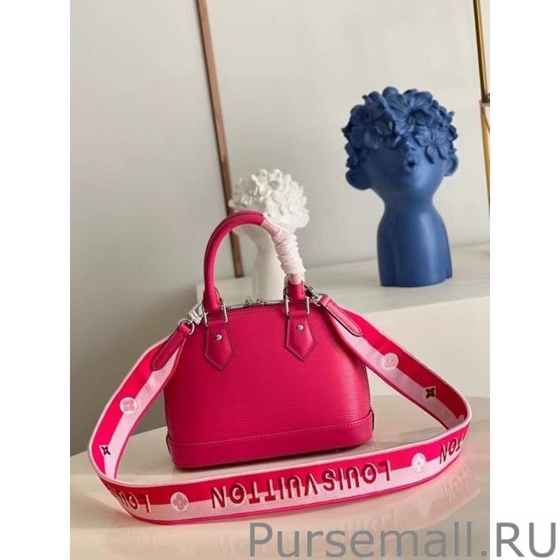 Epi Alma BB Bag With Jacquard Strap M59346