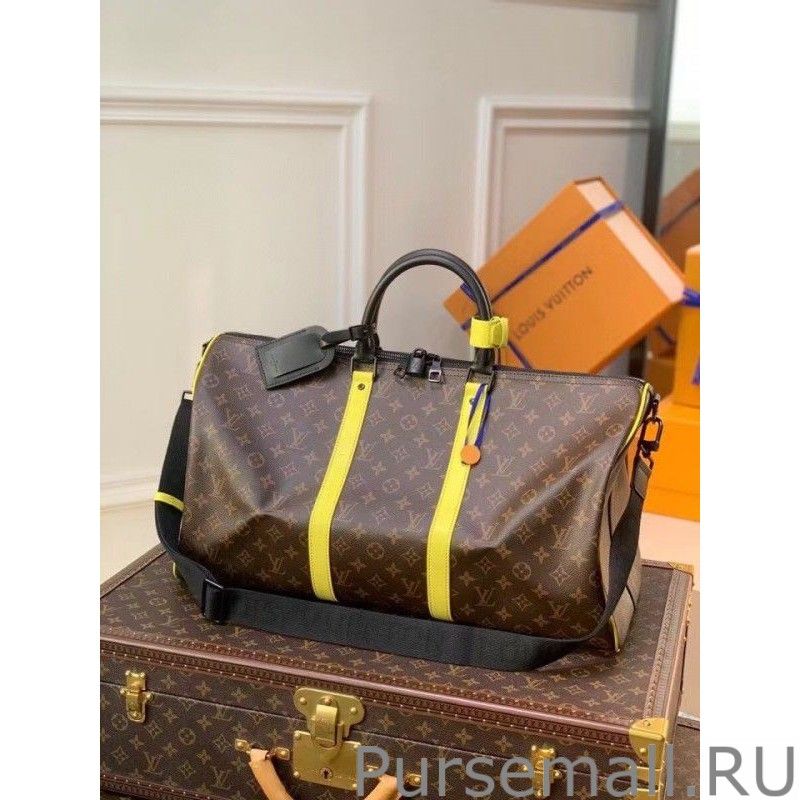 Keepall Bandouliere 50 Bag Monogram Yellow M45866