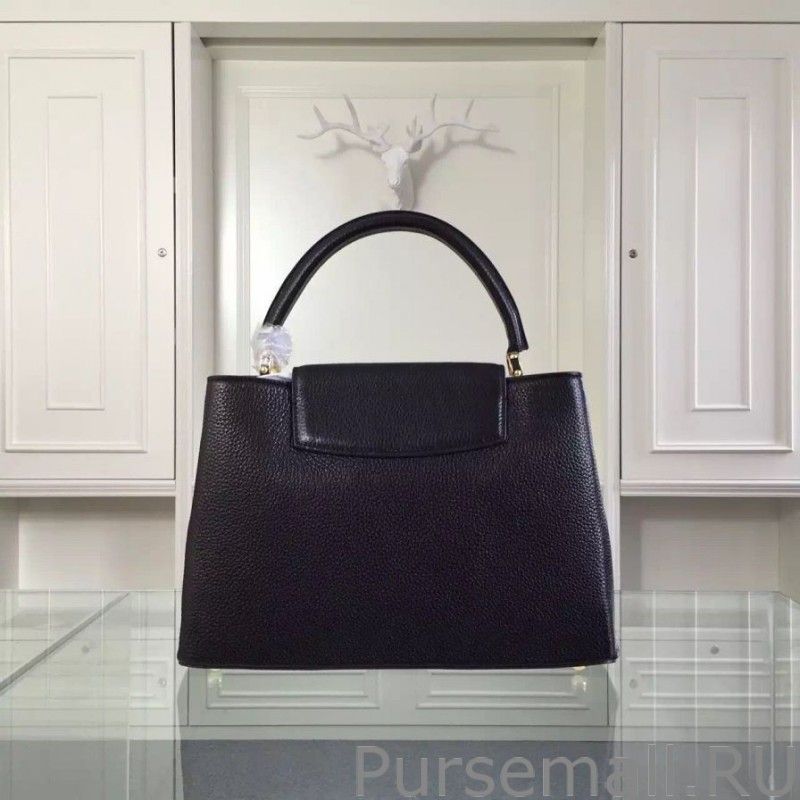 Noir Capucines MM M48864