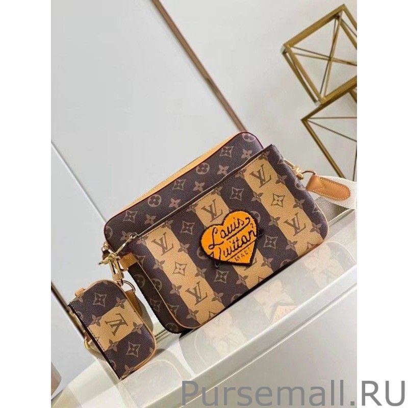 Trio Messenger Bag Monogram Stripes M45965