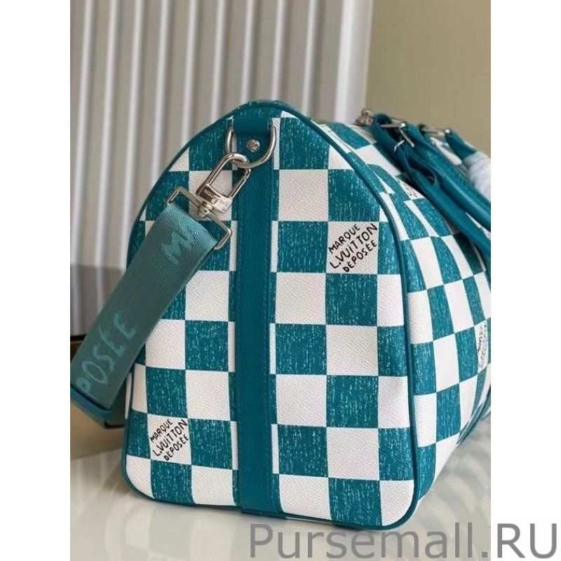 Keepall Bandouliere 45 Damier Leather N80404