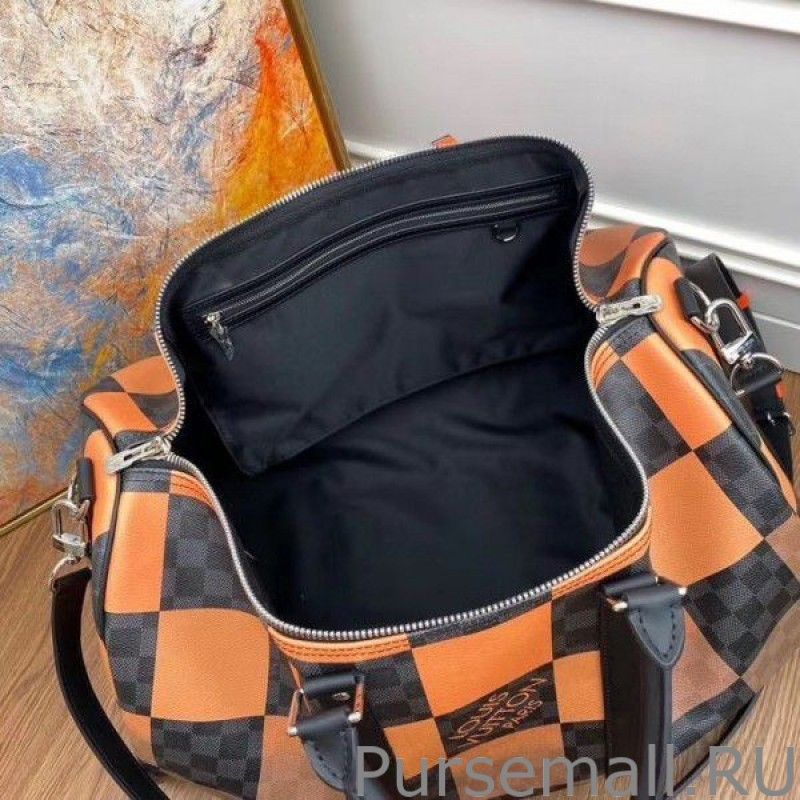 Keepall Bandouliere 50 Damier Graphite Giant N40420