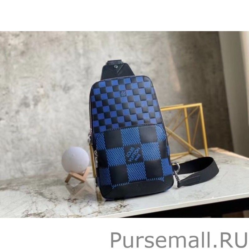 Avenue Sling Bag Damier Infini 3D Leather N50024