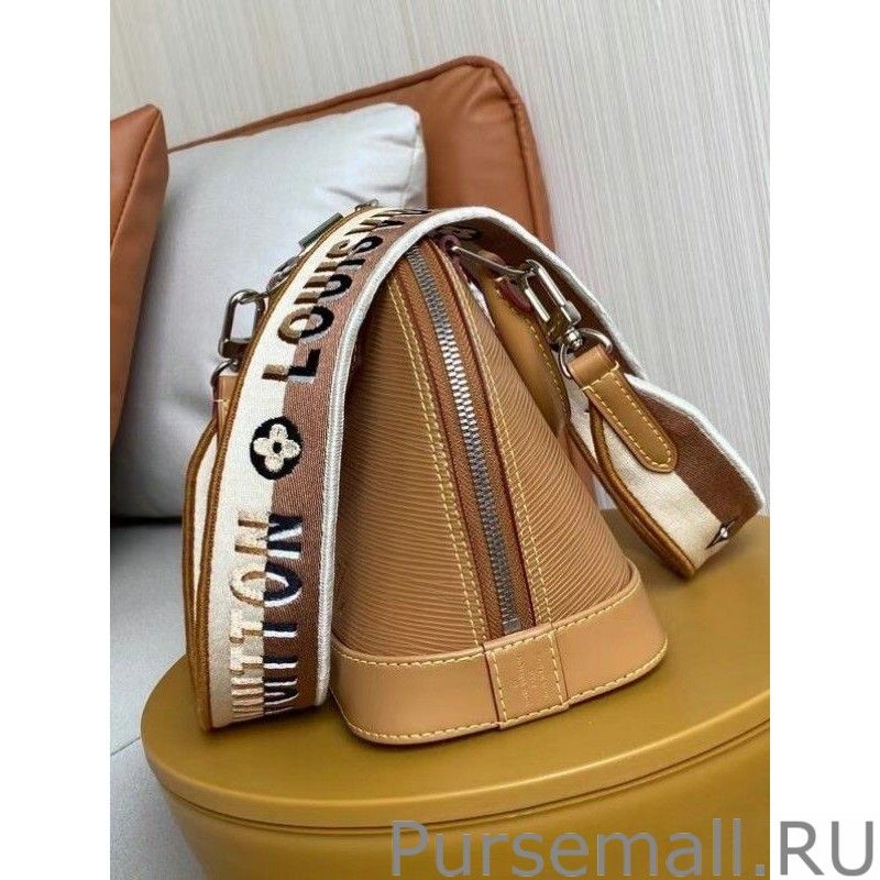 Epi Alma BB Bag With Jacquard Strap M57540