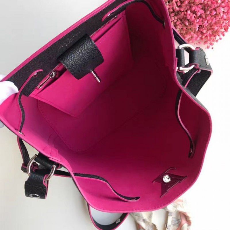 Black Lockme Bucket Bag M54677