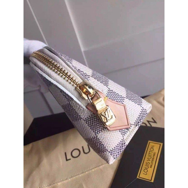 Cosmetic Pouch Damier Azur N60024